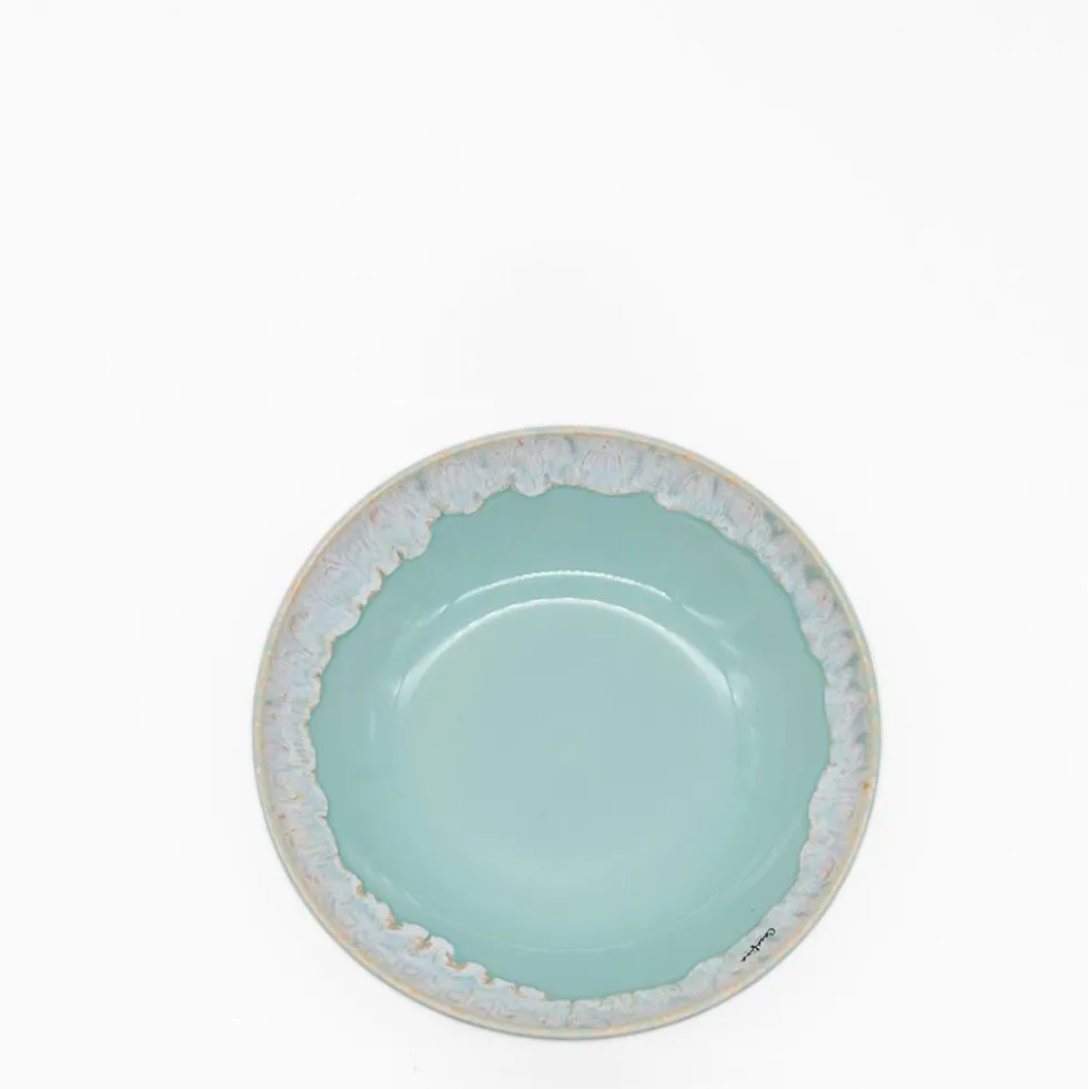 Assiette en grès "Taormina" 21cm - Verte