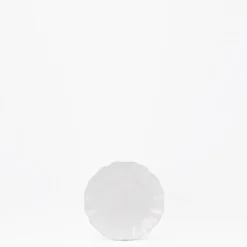 Assiette à pain en grès fin "Rosa" - Blanc