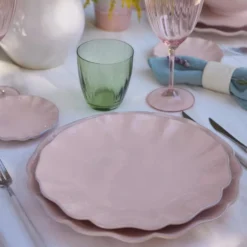 Assiette à pain en grès fin