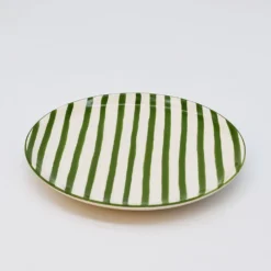Assiette rayée 