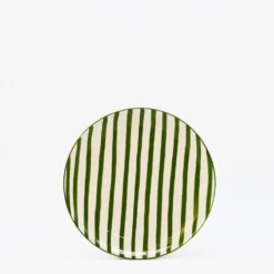 Assiette rayée 