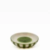 Assiette à râper rayée "Costa Nova Mar" - Vert