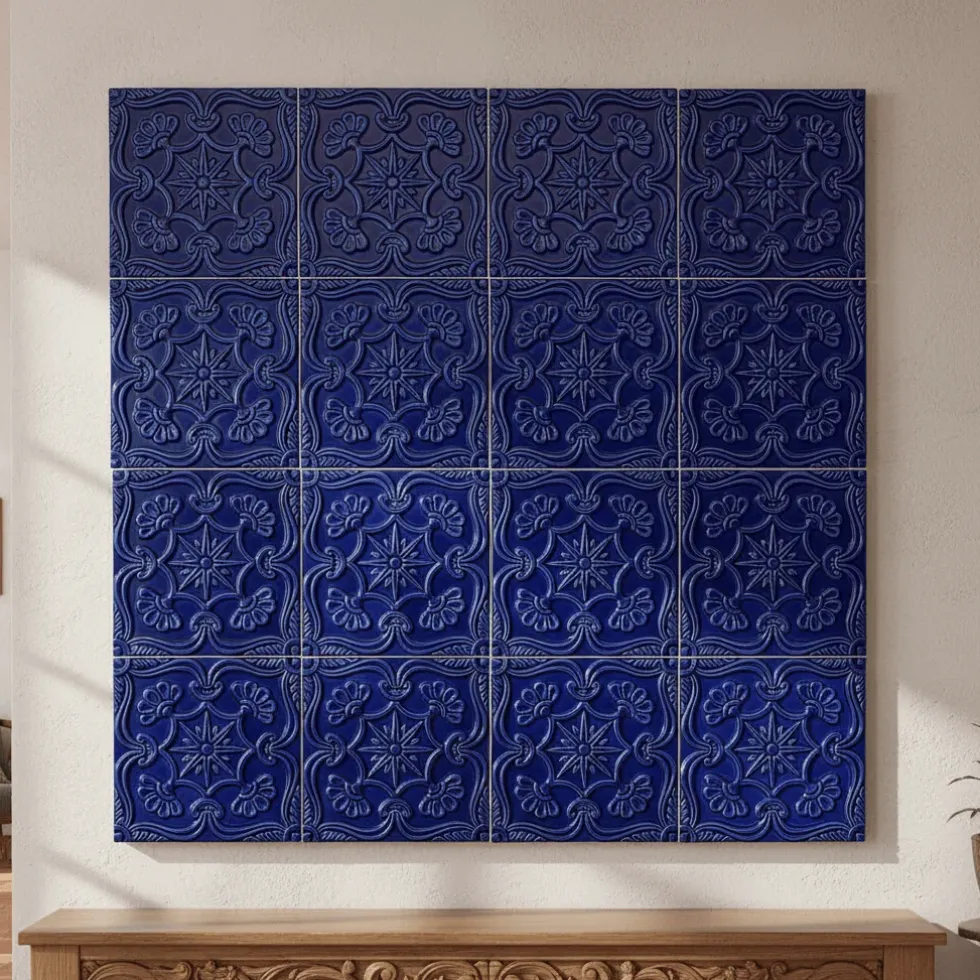 Azulejo Padrão à relief - 15x15cm