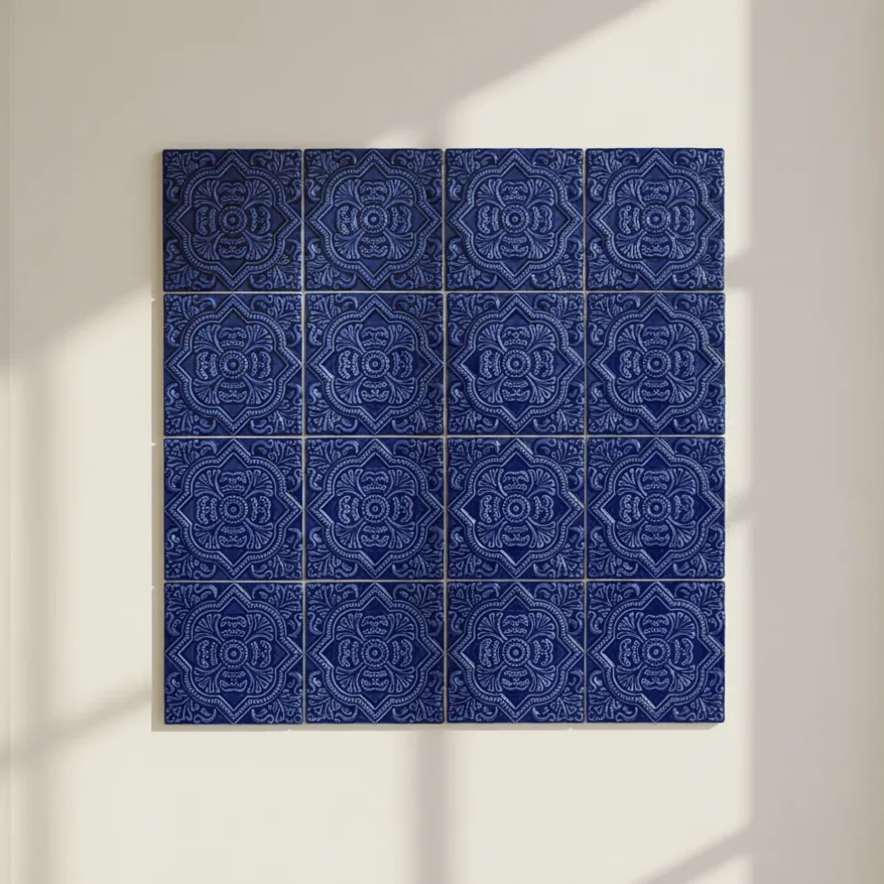 Azulejo Padrão à relief - 10x10cm