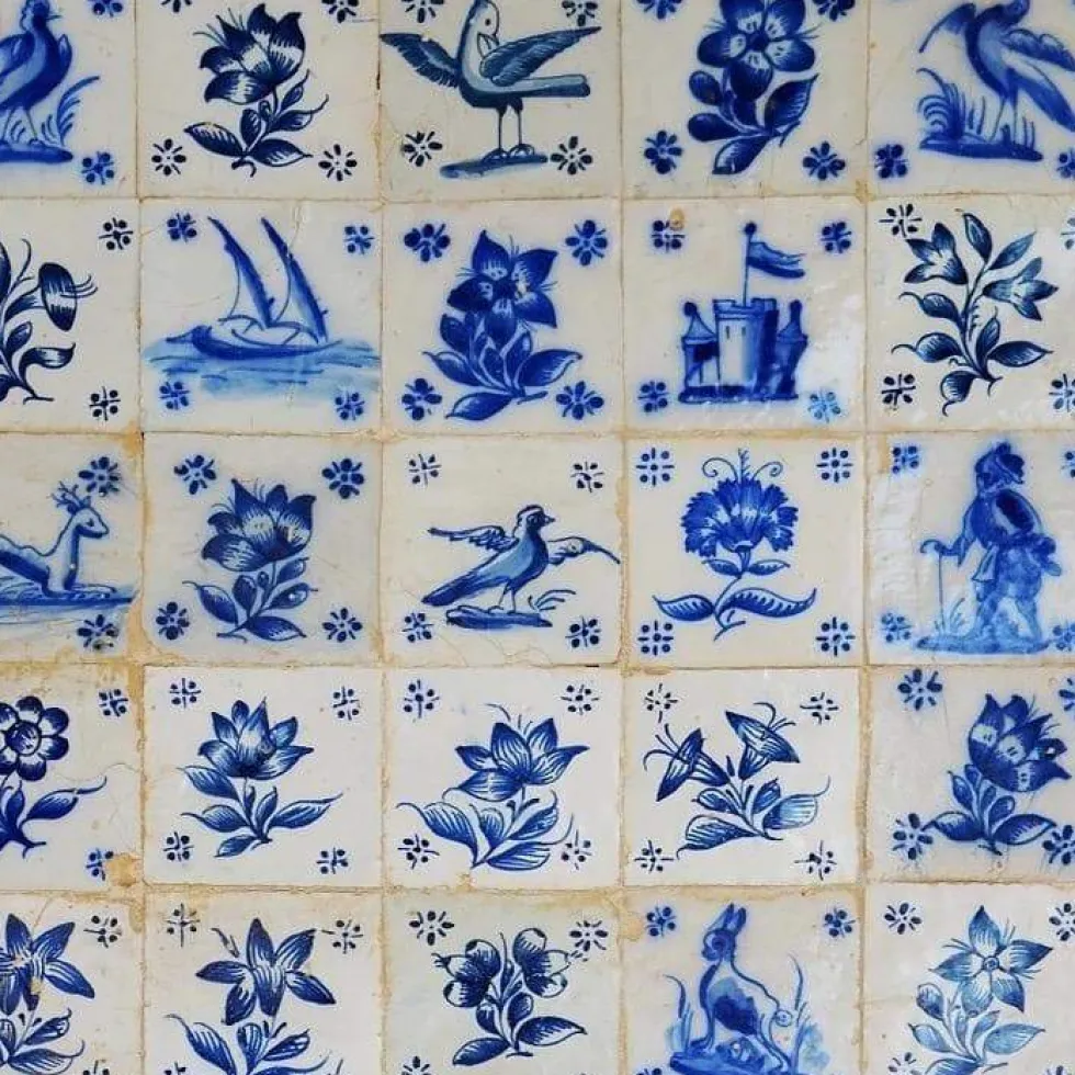 Azulejo 14x14cm - Coelho