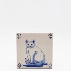 Azulejo 11x11cm - Gato