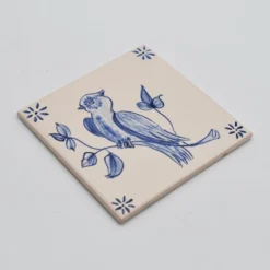 Azulejo 11x11cm - Pássaro