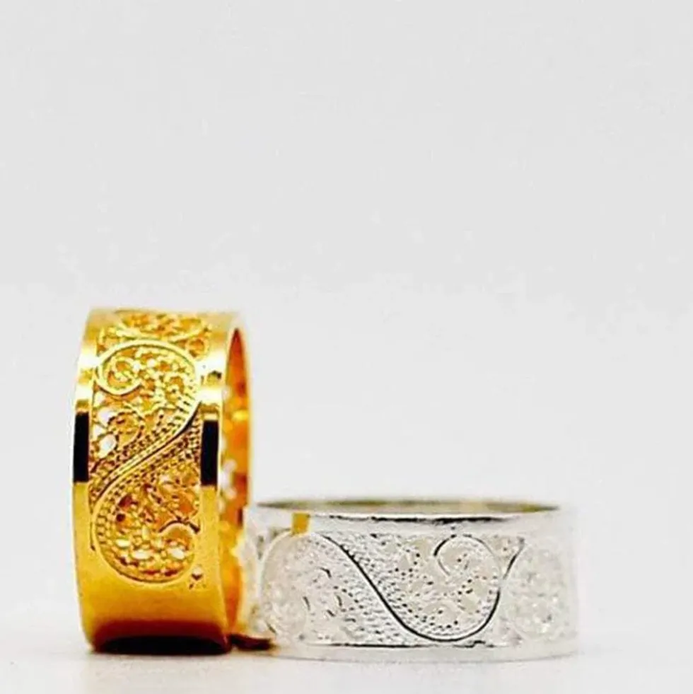 Bague en filigrane d'argent