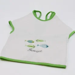 Bavoir tablier "Sardinhas" - Vert
