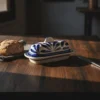 Beurrier en céramique "Andorinha" - Bleu