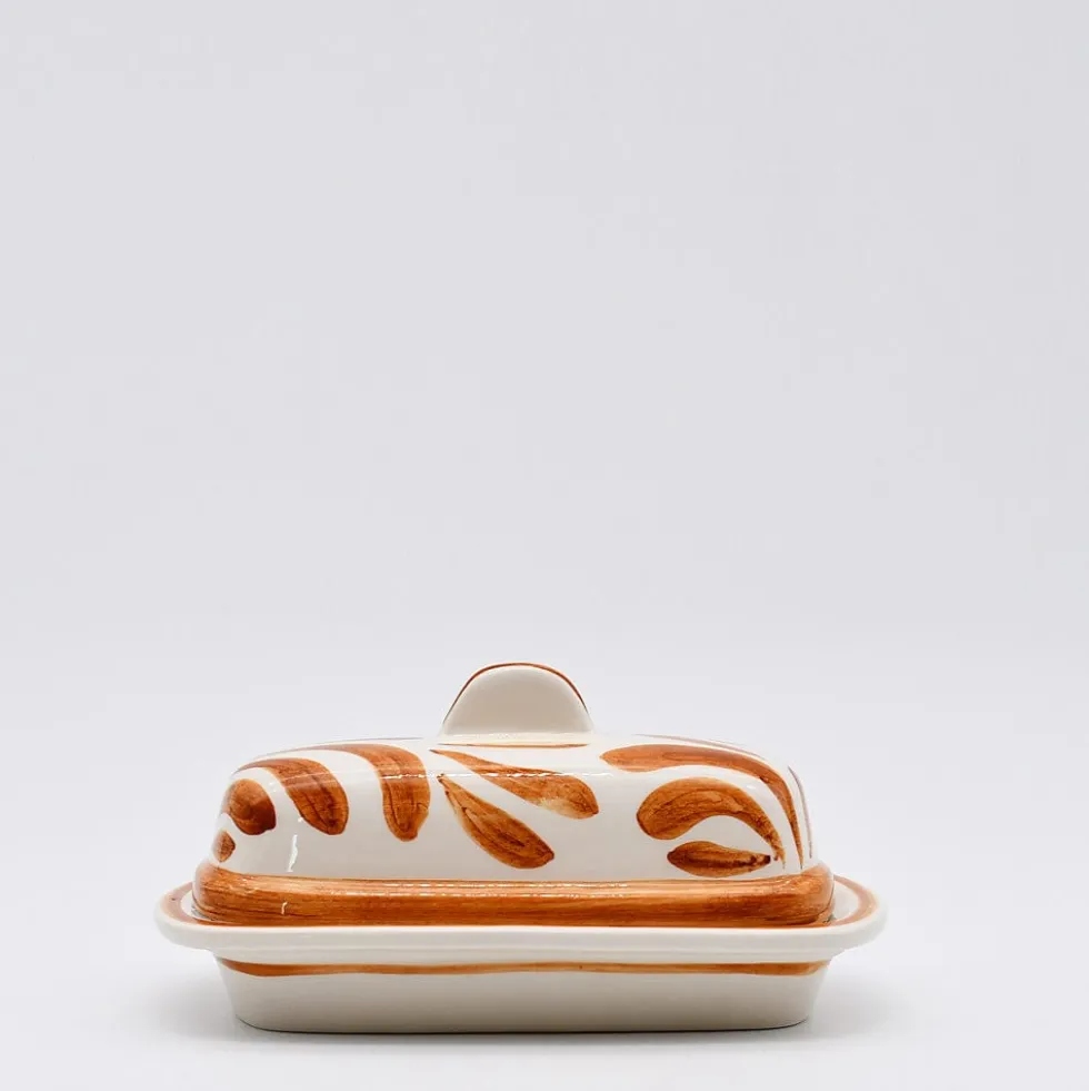 Beurrier en céramique "Andorinha" - Terracotta