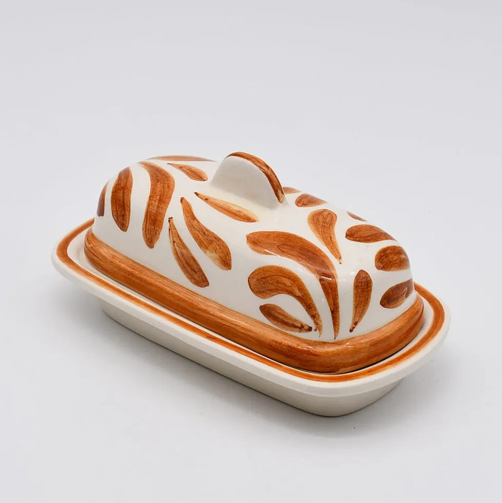 Beurrier en céramique "Andorinha" - Terracotta