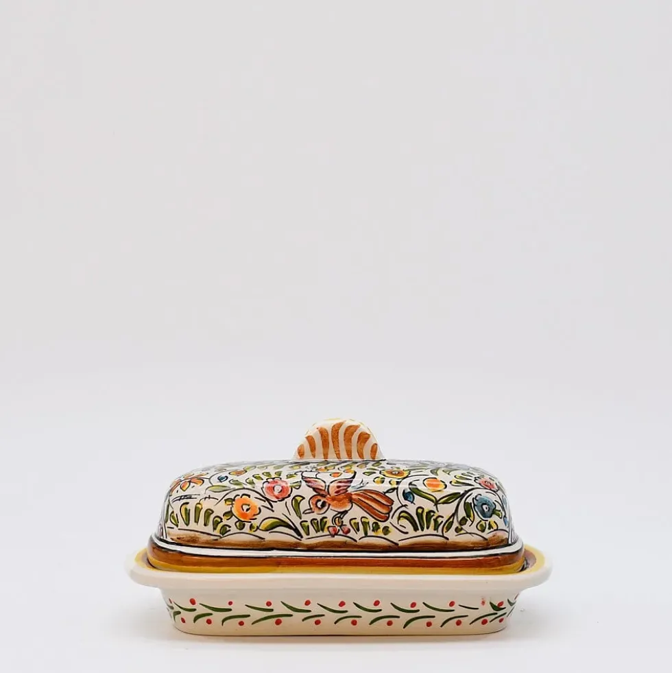 Beurrier en céramique de Coimbra