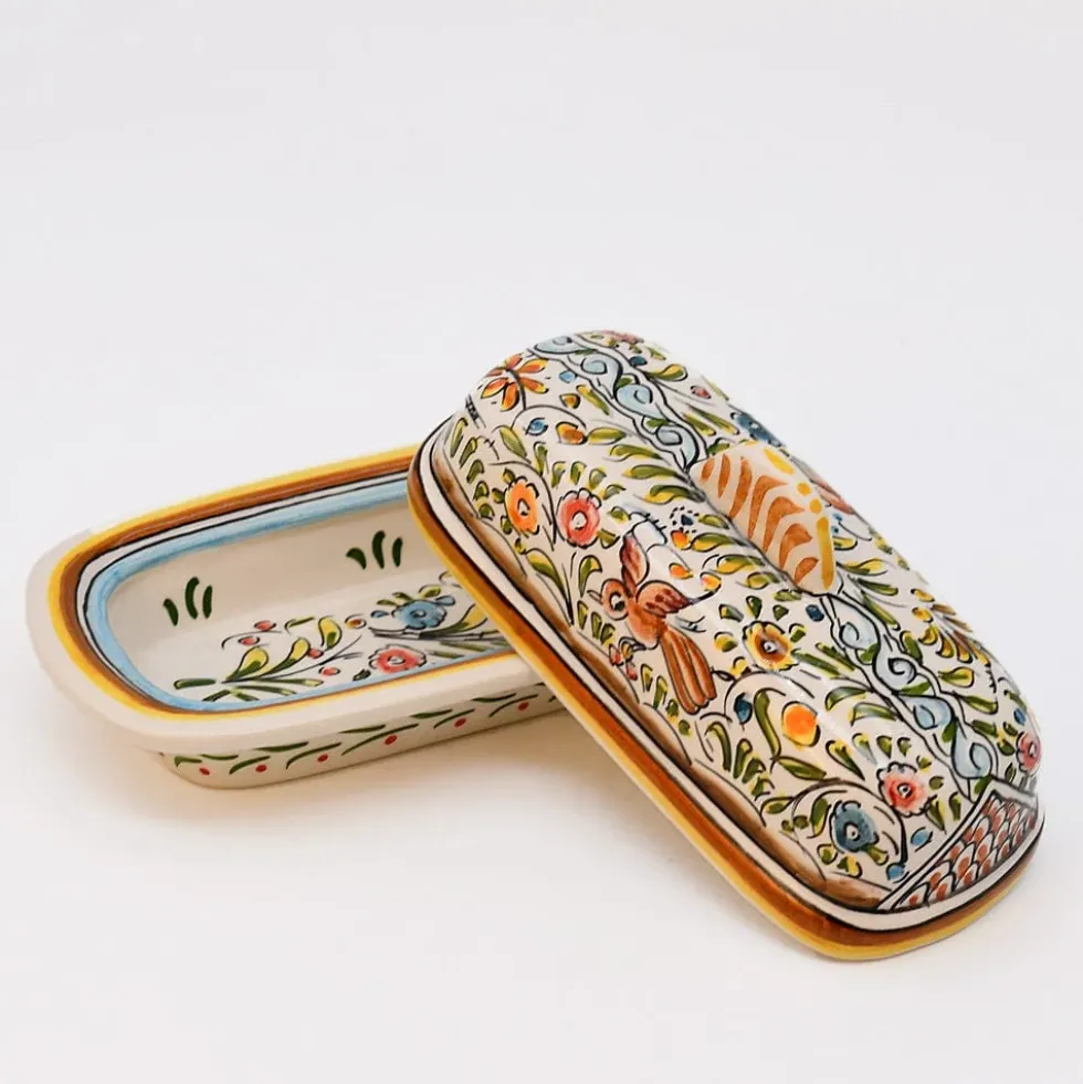 Beurrier en céramique de Coimbra