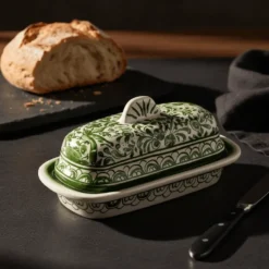 Beurrier en céramique de Coimbra