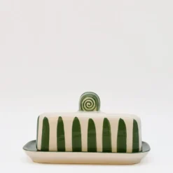 Beurrier rayé "Costa Nova Mar" - Vert