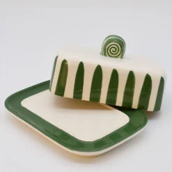 Beurrier rayé "Costa Nova Mar" - Vert