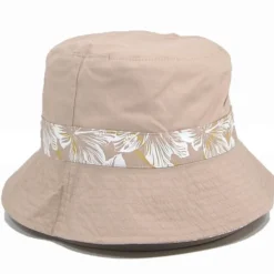 Bob réversible en coton - Beige