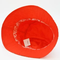 Bob réversible en coton - Rouge