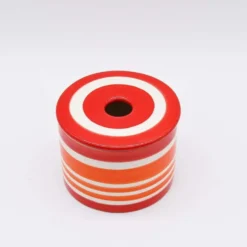 Boite à coton en céramique - Rouge