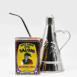 Boite d'huile d'olive Saloio et sa carafe