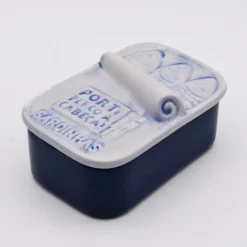 Boite en céramique "Sardinhas" - Bleue