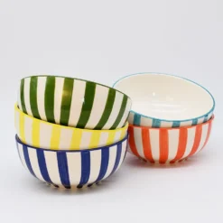 Bol à céréales rayé "Costa Nova Mar" 16cm - Noir