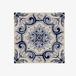 Bol en céramique "Brasão" 13cm - Bleu