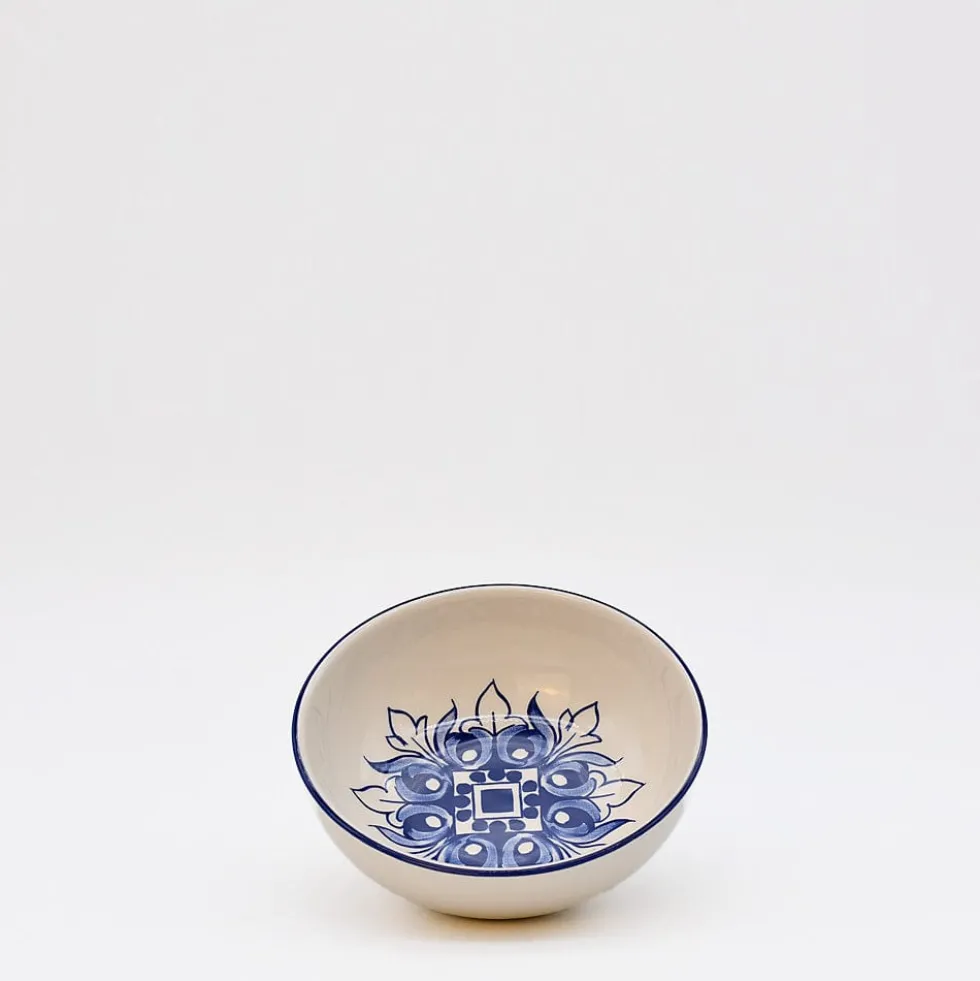 Bol en céramique "Brasão" 13cm - Bleu
