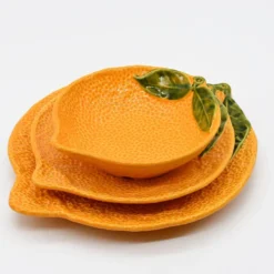 Bol en céramique en forme d'orange - 18cm