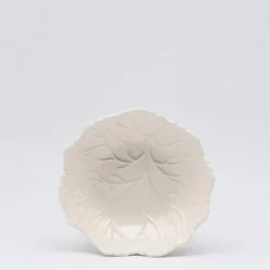 Bol en céramique "Folha" blanc - 17cm