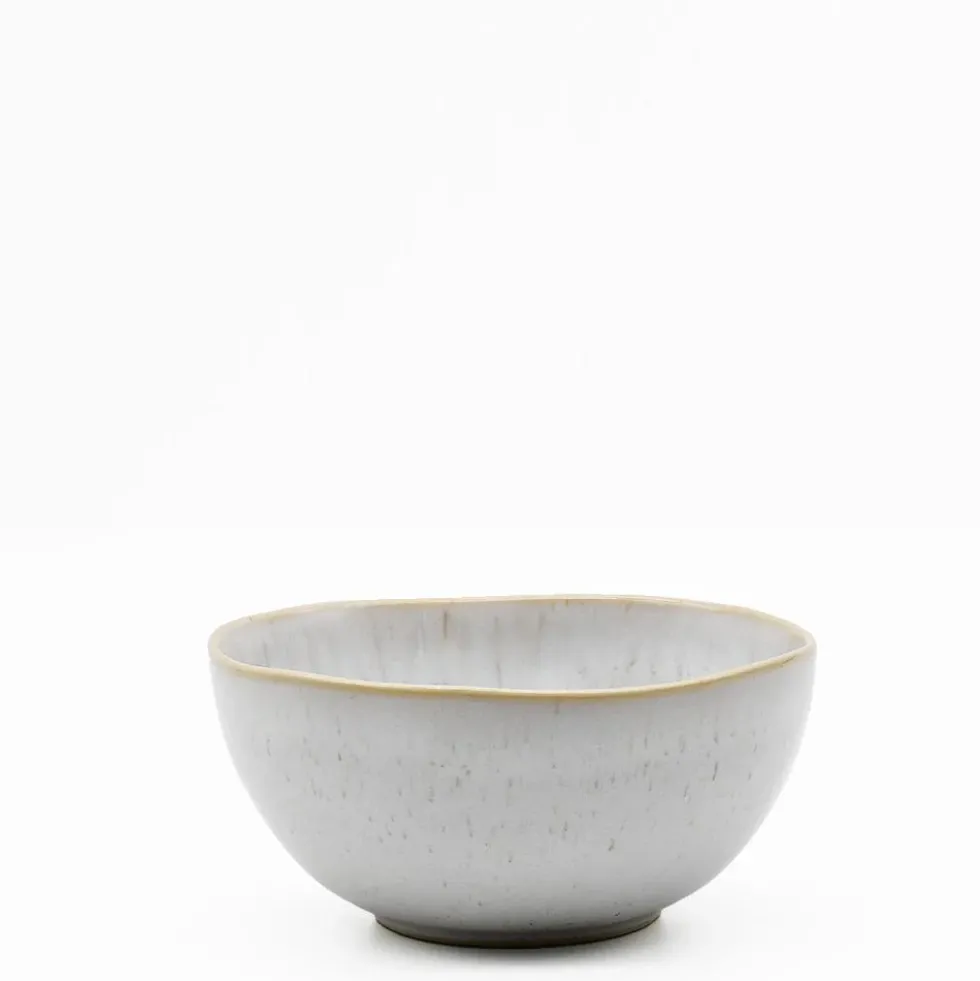 Bol en grès "Eivissa" 15cm - Blanc