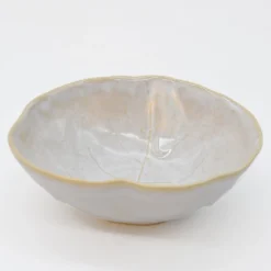 Bol en grès en forme de chou - Blanc