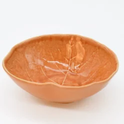 Bol en grès en forme de chou - Orange