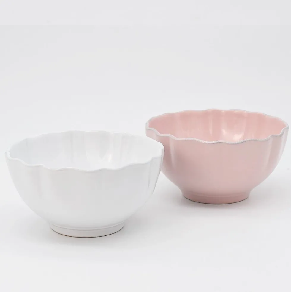 Bol en grès fin "Rosa" - Blanc