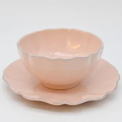 Bol en grès fin "Rosa" - Rose
