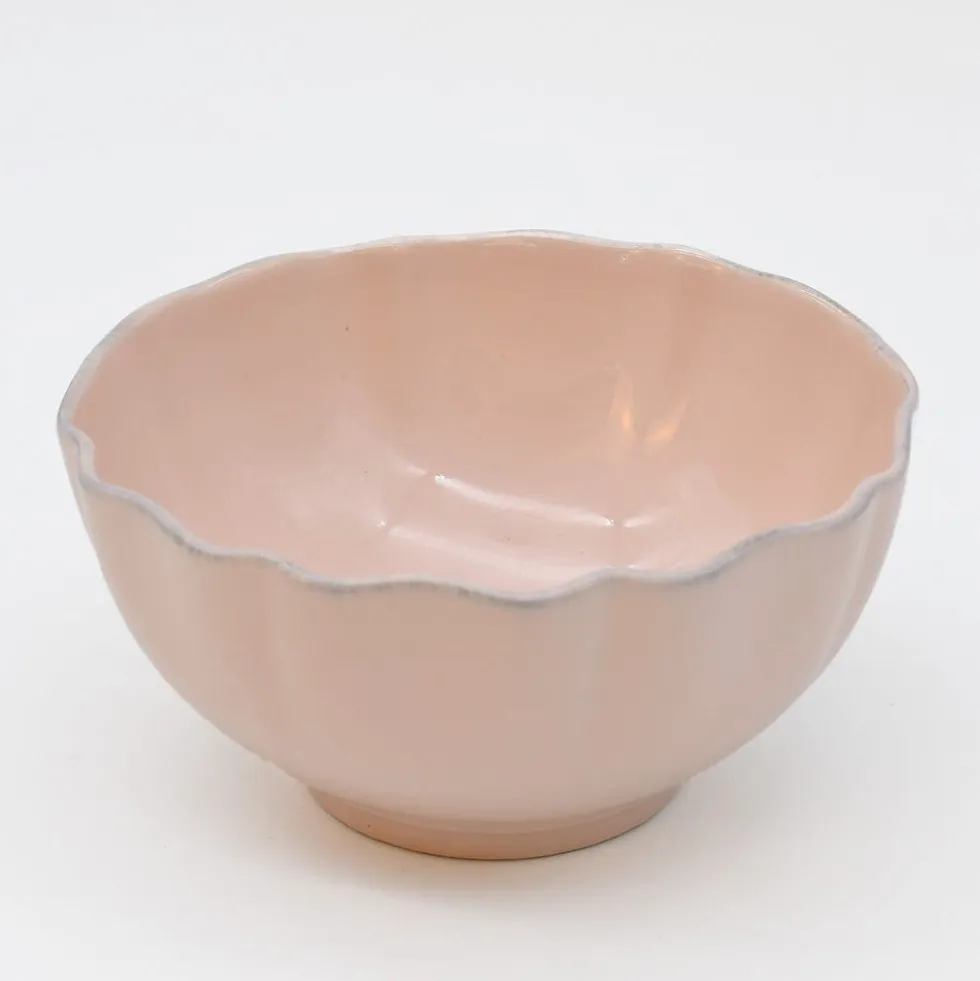 Bol en grès fin "Rosa" - Rose