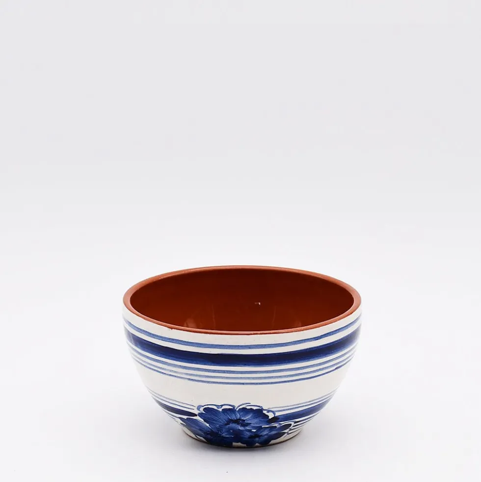 Bol en terre cuite 14cm - Bleu