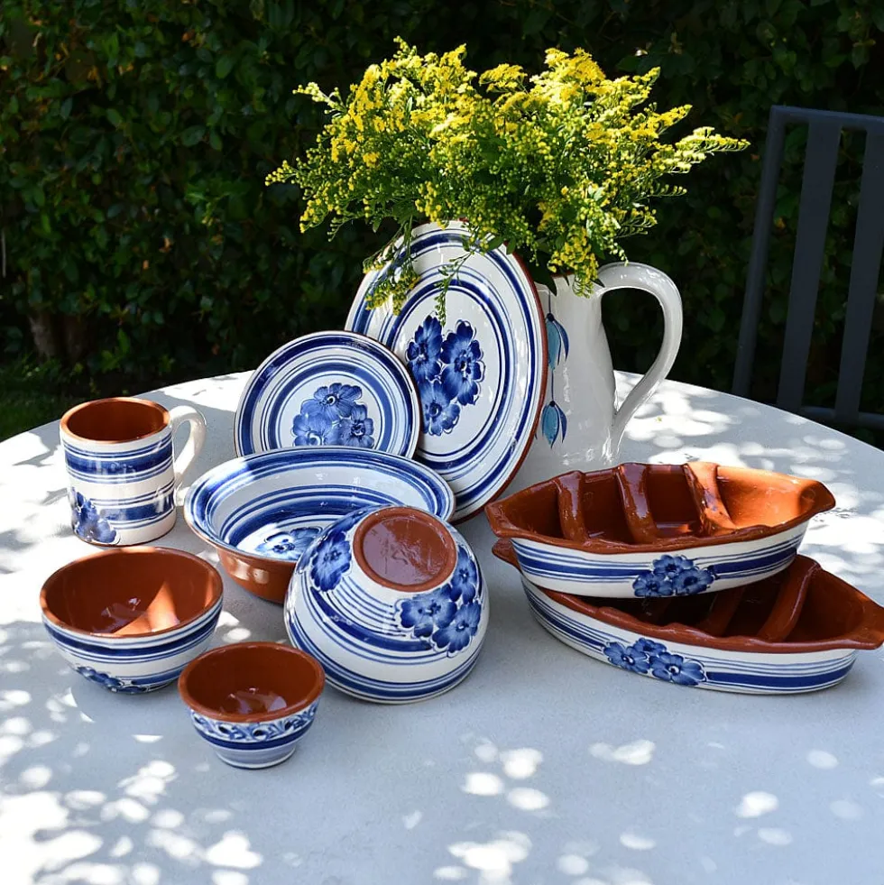 Bol en terre cuite 12cm - Bleu