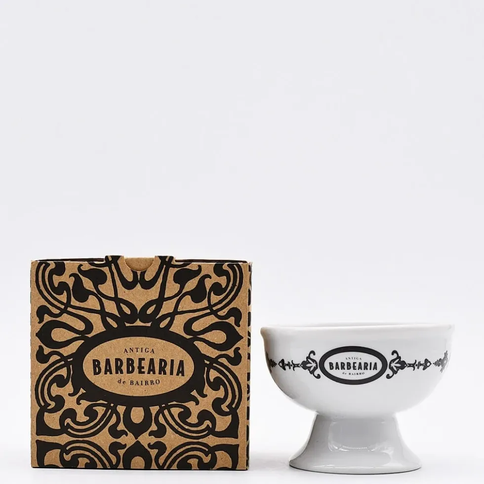Bol à raser en porcelaine "Barbearia de Bairro"