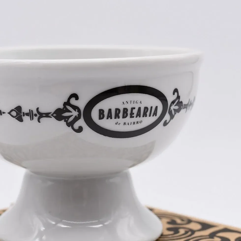 Bol à raser en porcelaine "Barbearia de Bairro"