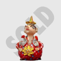 Boneca aos passarinhos 25 cm - Jùlia Côta