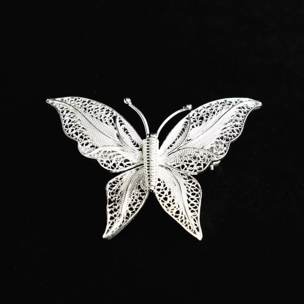 Borboleta I Broche en argent