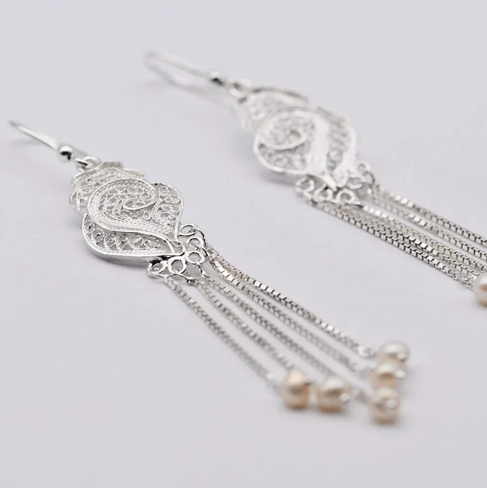 Boucles d'oreille en argent