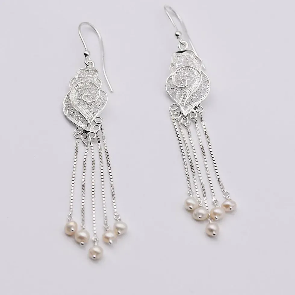 Boucles d'oreille en argent