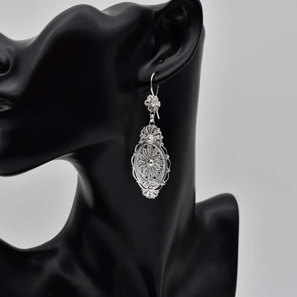 Boucles d'oreille en argent