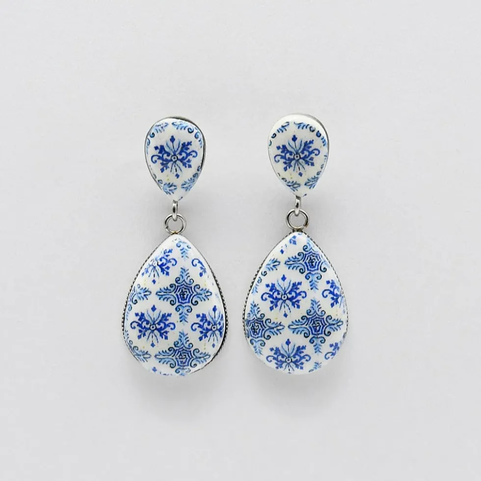 Boucles d'oreilles "Azulejos"