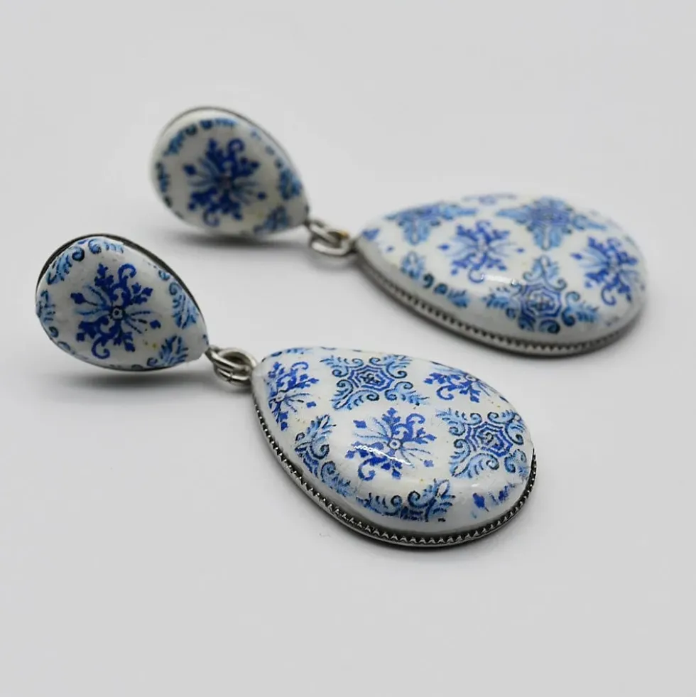 Boucles d'oreilles "Azulejos"