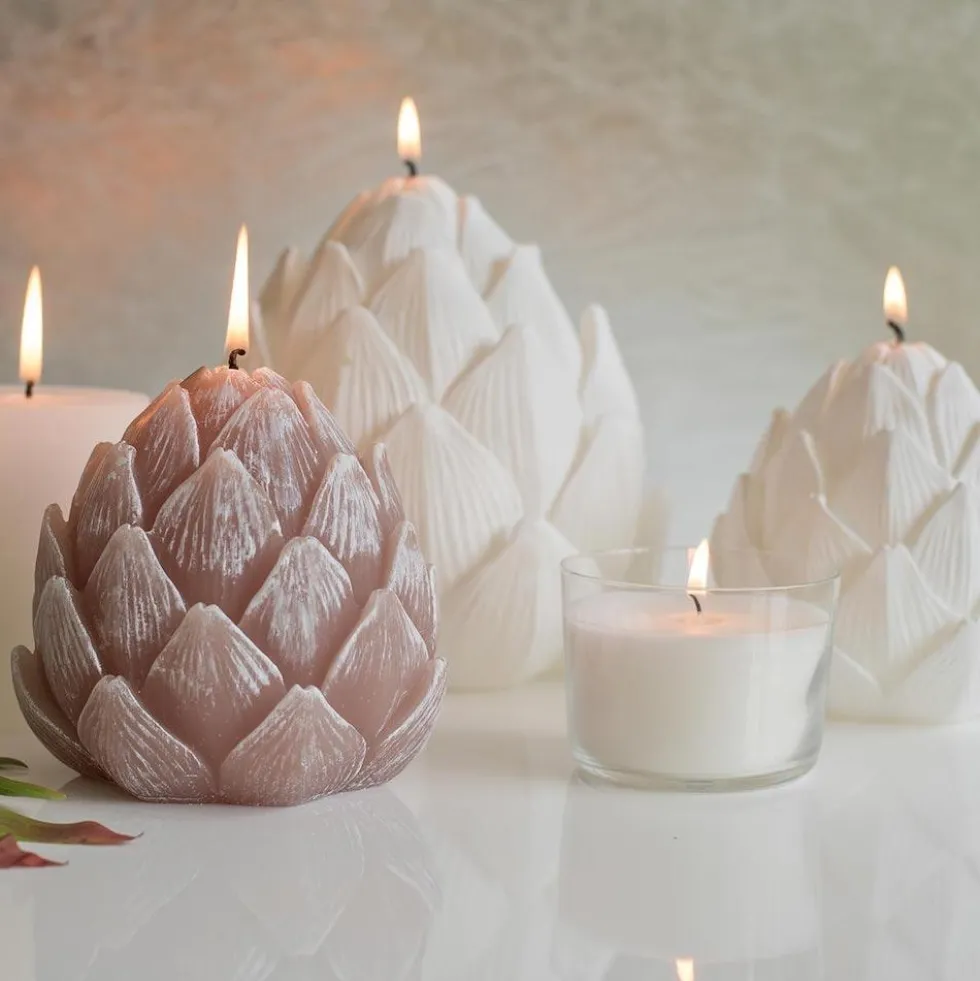 Bougie décorative "Alcachofra" - 19cm