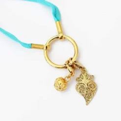 Bracelet attache charms - Turquoise